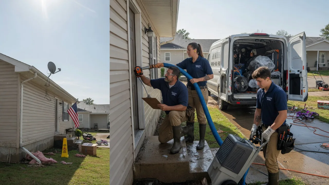 Ceiling Water Damage Restoration in Purcell, MO near me